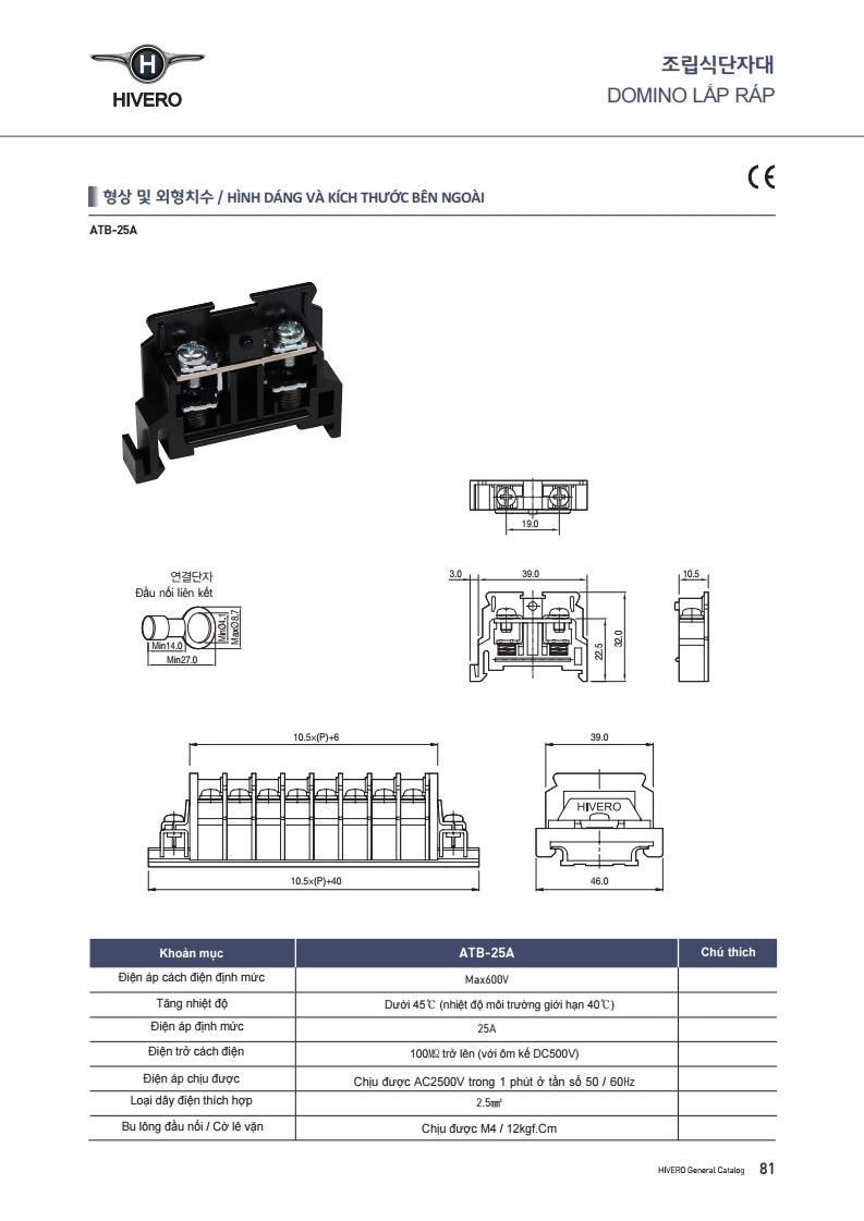 DOMINO DẠNG TÉP ATB-25-1