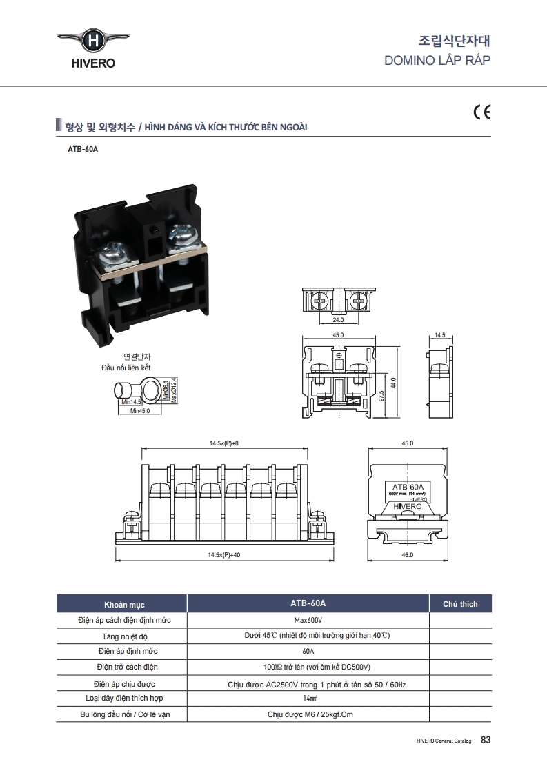 DOMINO DẠNG TÉP ATB-60