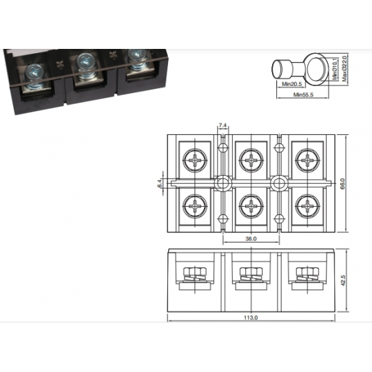 THANH DOMINO DẠNG KHỐI HFTB-1503