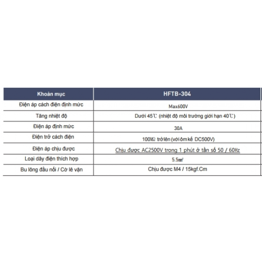 THANH DOMINO DẠNG KHỐI HFTB-304