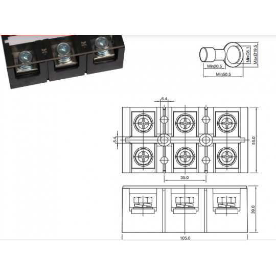 THANH DOMINO DẠNG KHỐI HFTB-1003